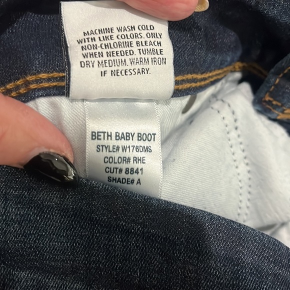 Vintage 90’s-Y2K Hudson Jeans size 25 Beth Baby Boot - Picture 5 of 5